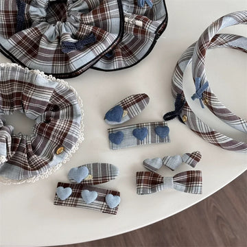 Leandra Plaid Bow Accessories [GZGTXS8G]