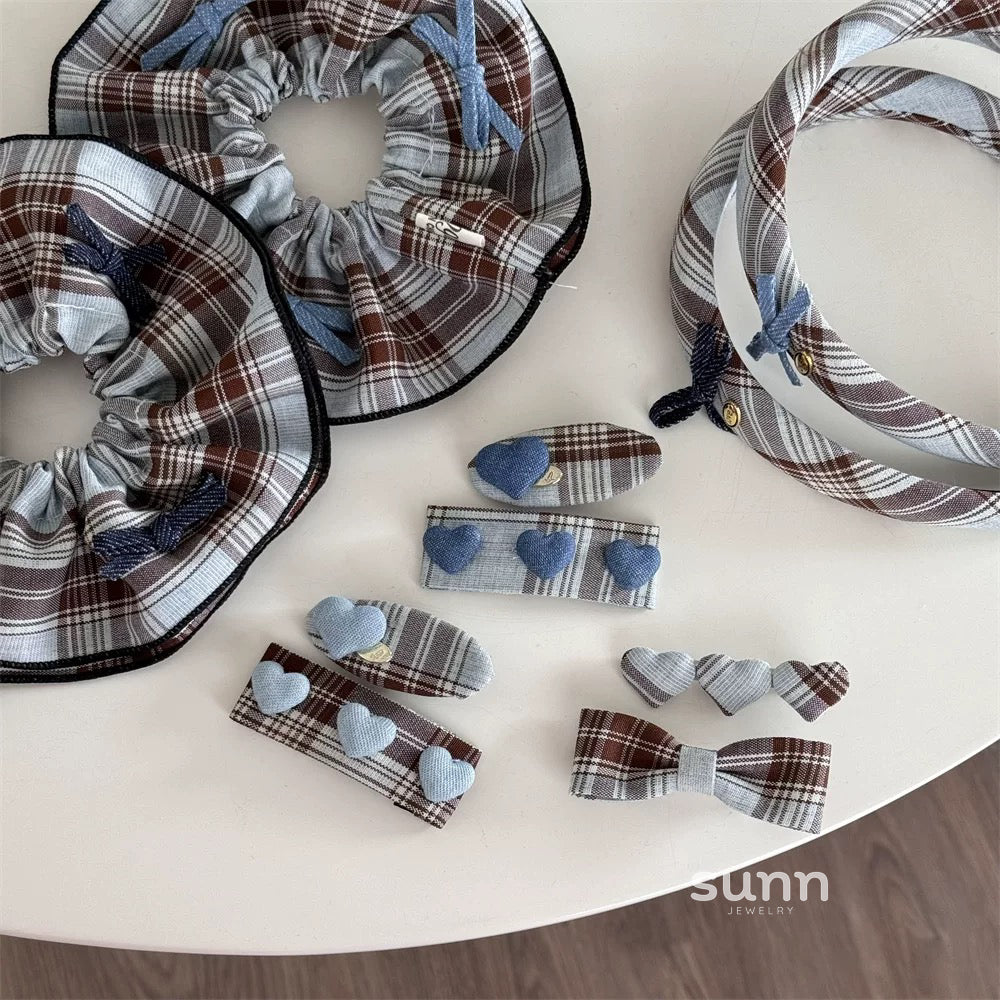 Leandra Plaid Bow Accessories [GZGTXS8G]