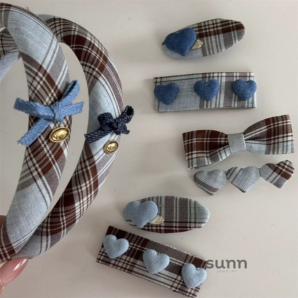Leandra Plaid Bow Accessories [XVE2NW1P]