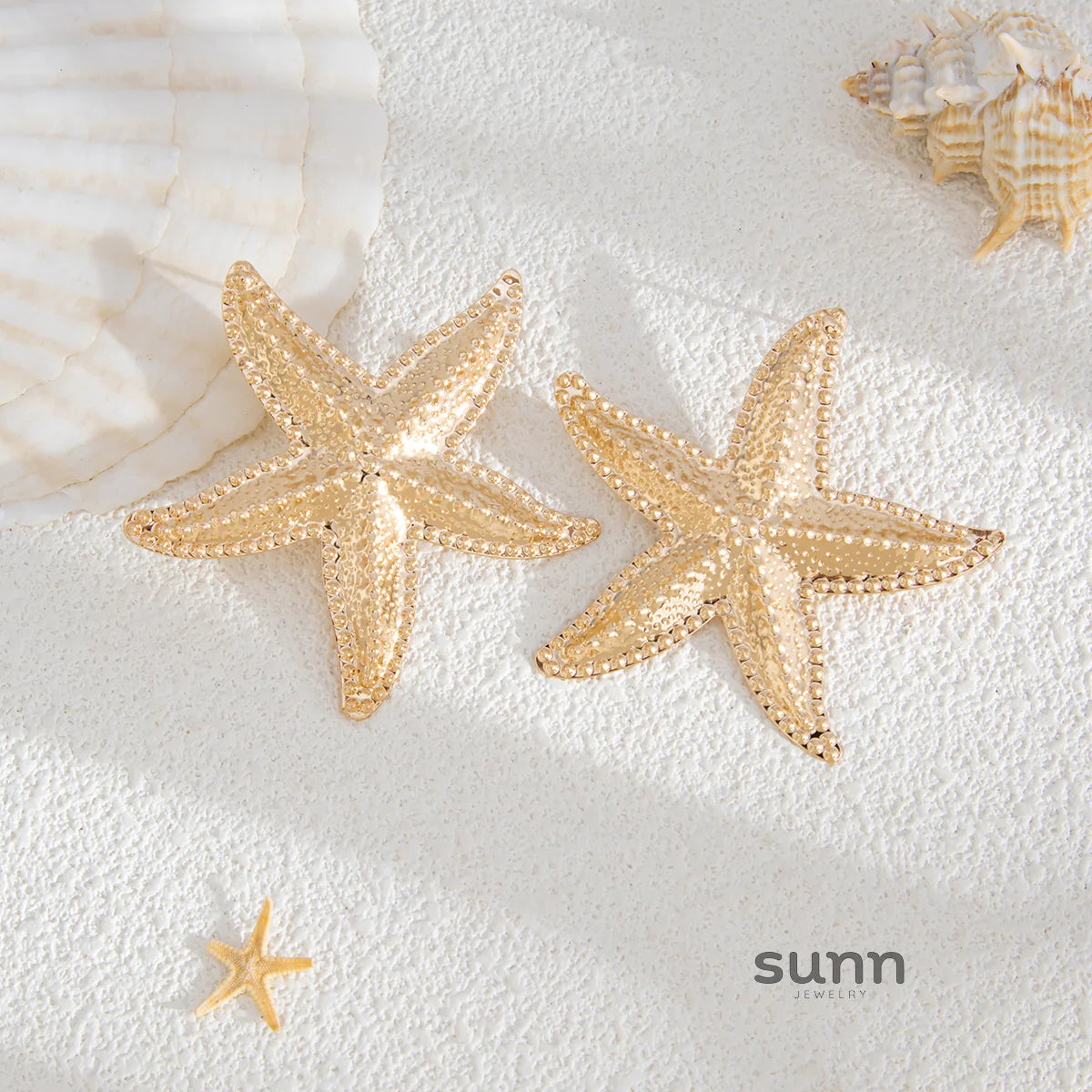Leeana Delicate Starfish Studs