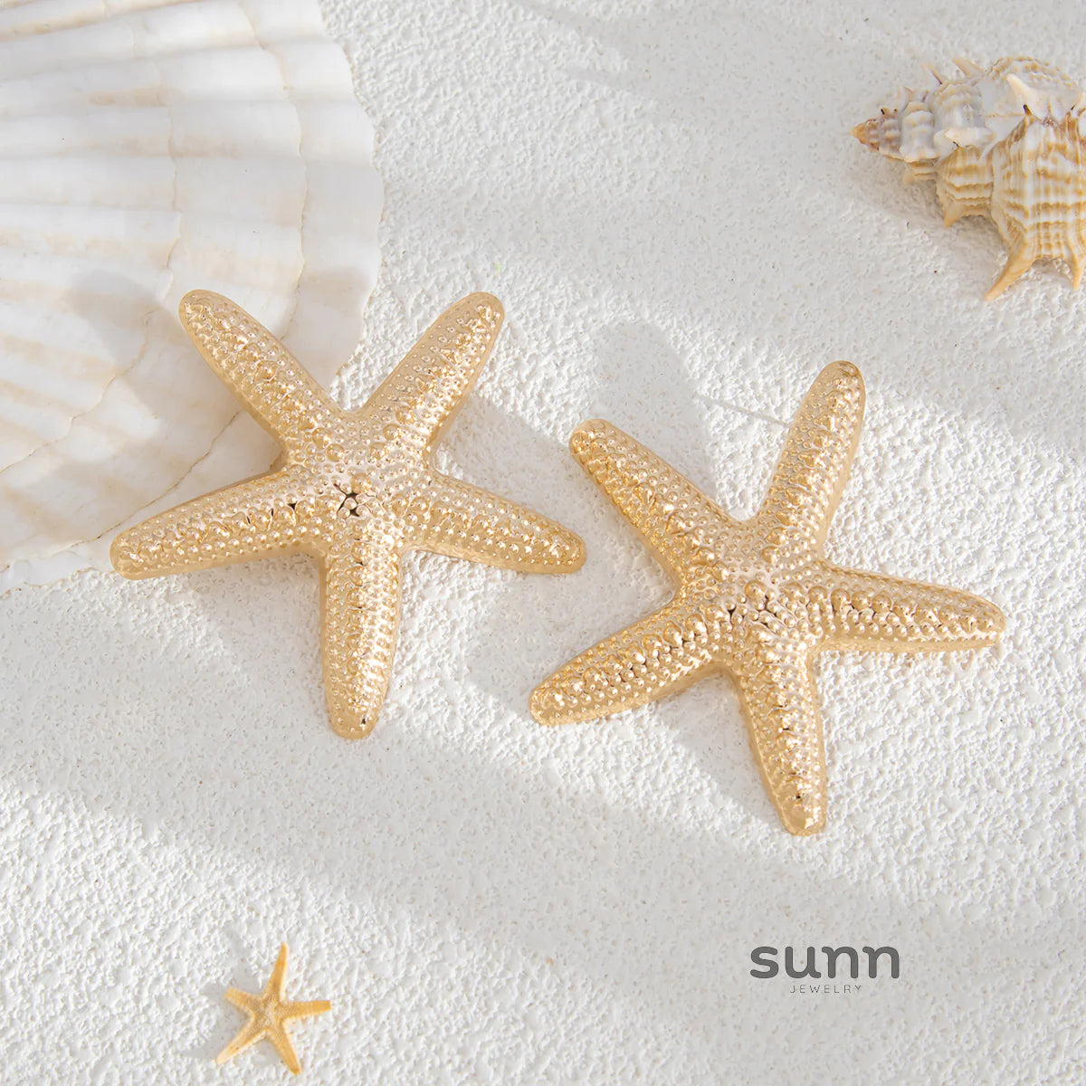 Leeana Delicate Starfish Studs
