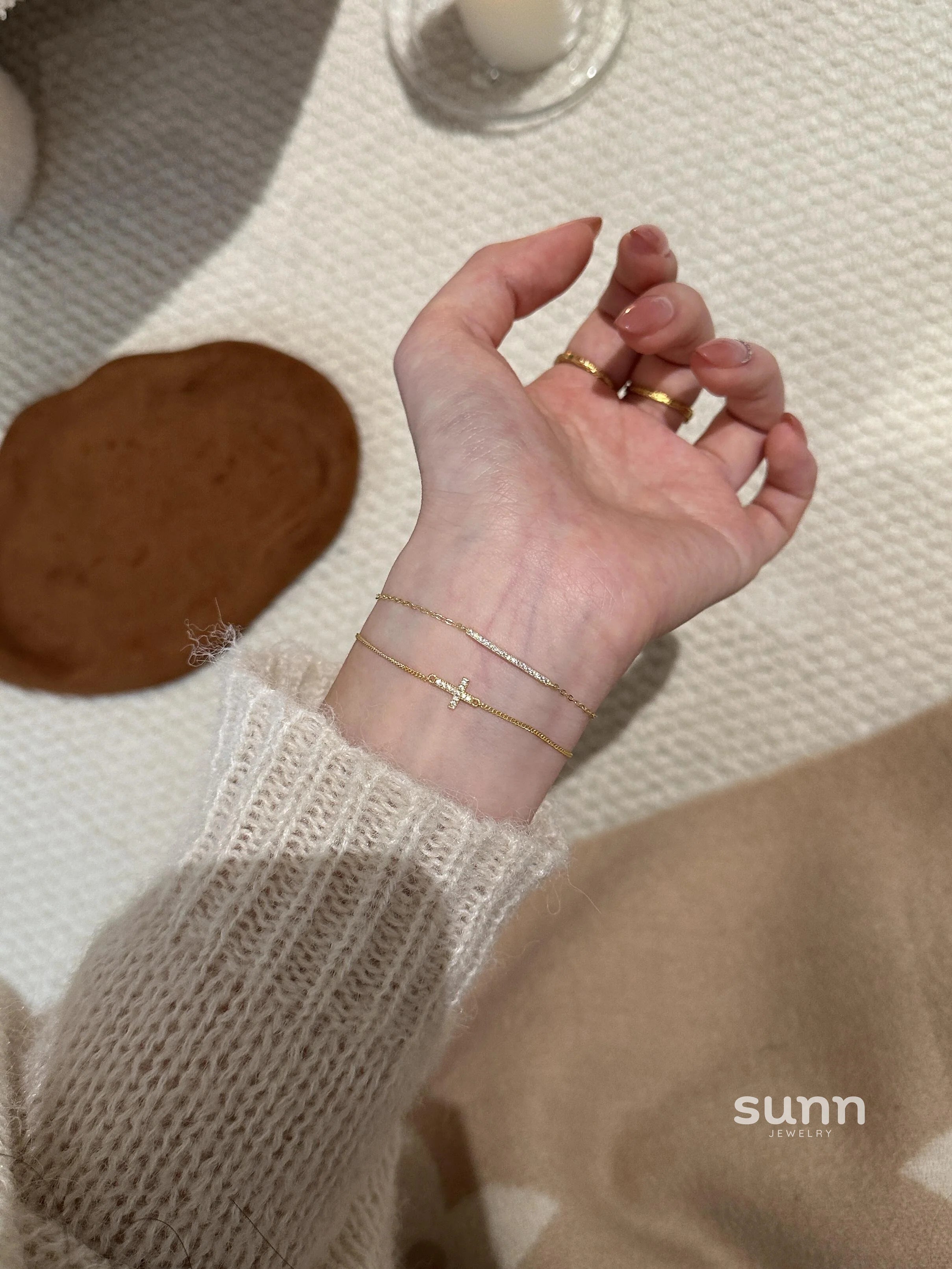 Leelah Dainty Stackable Bracelets