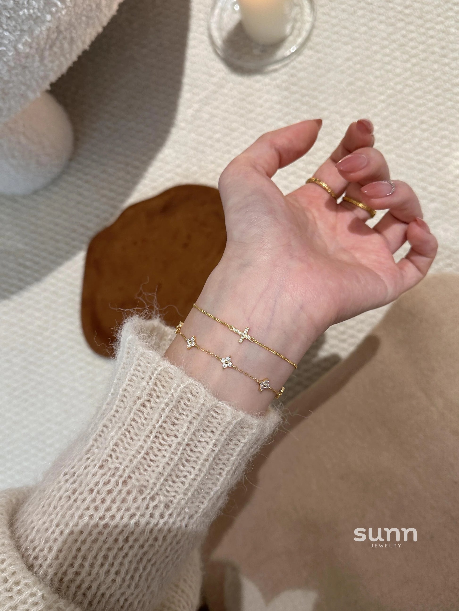 Leelah Dainty Stackable Bracelets