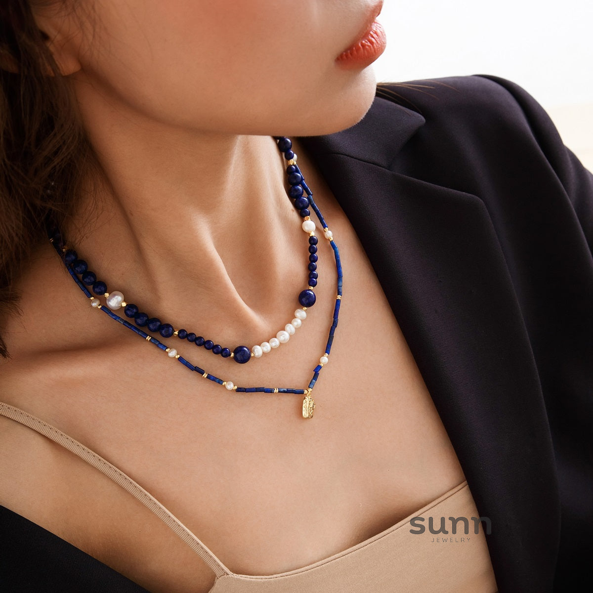 Leena Layered Pearl Necklace [KYRQQUWJ]