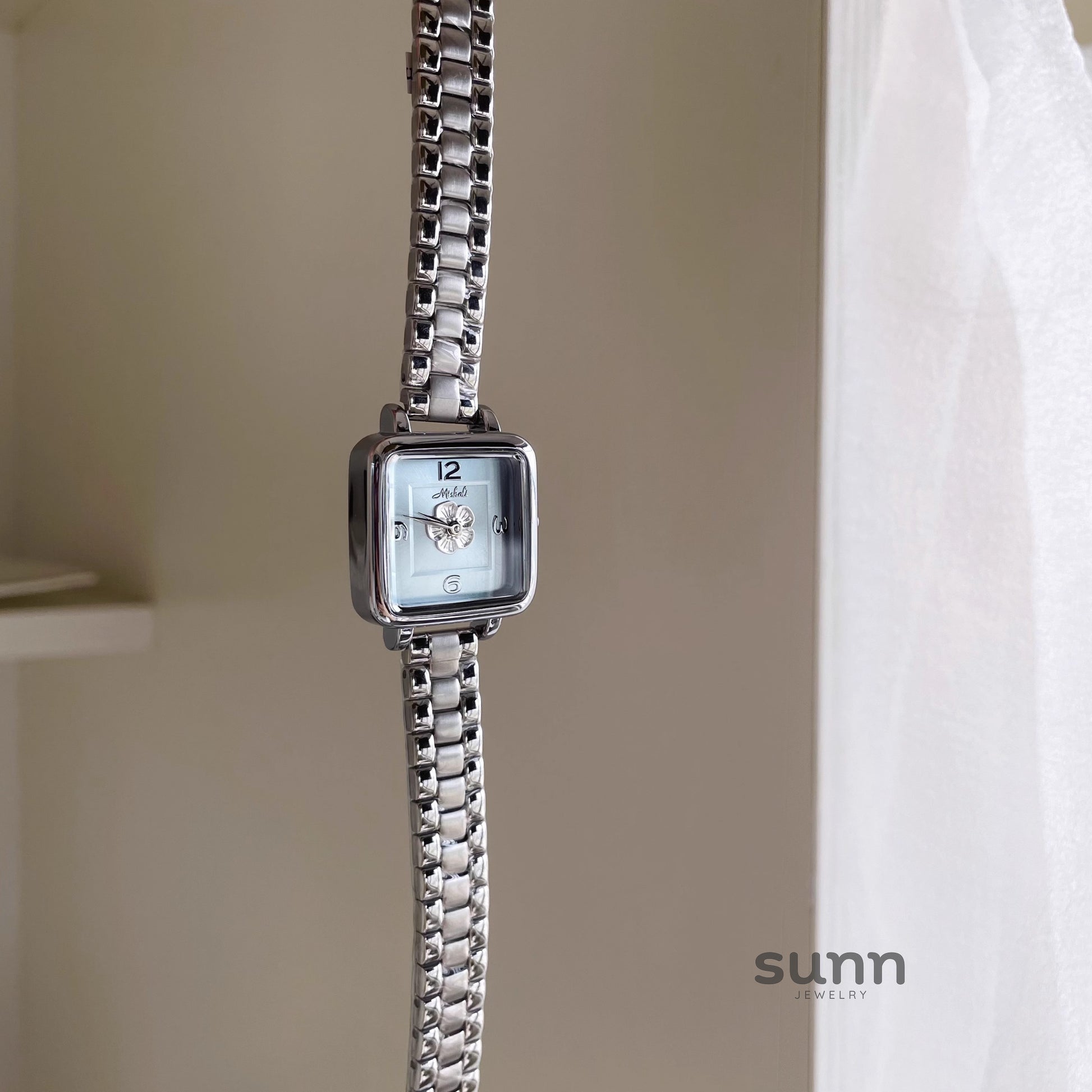 Leighla Ice Blue Camellia Watch [6BUCIPS9]