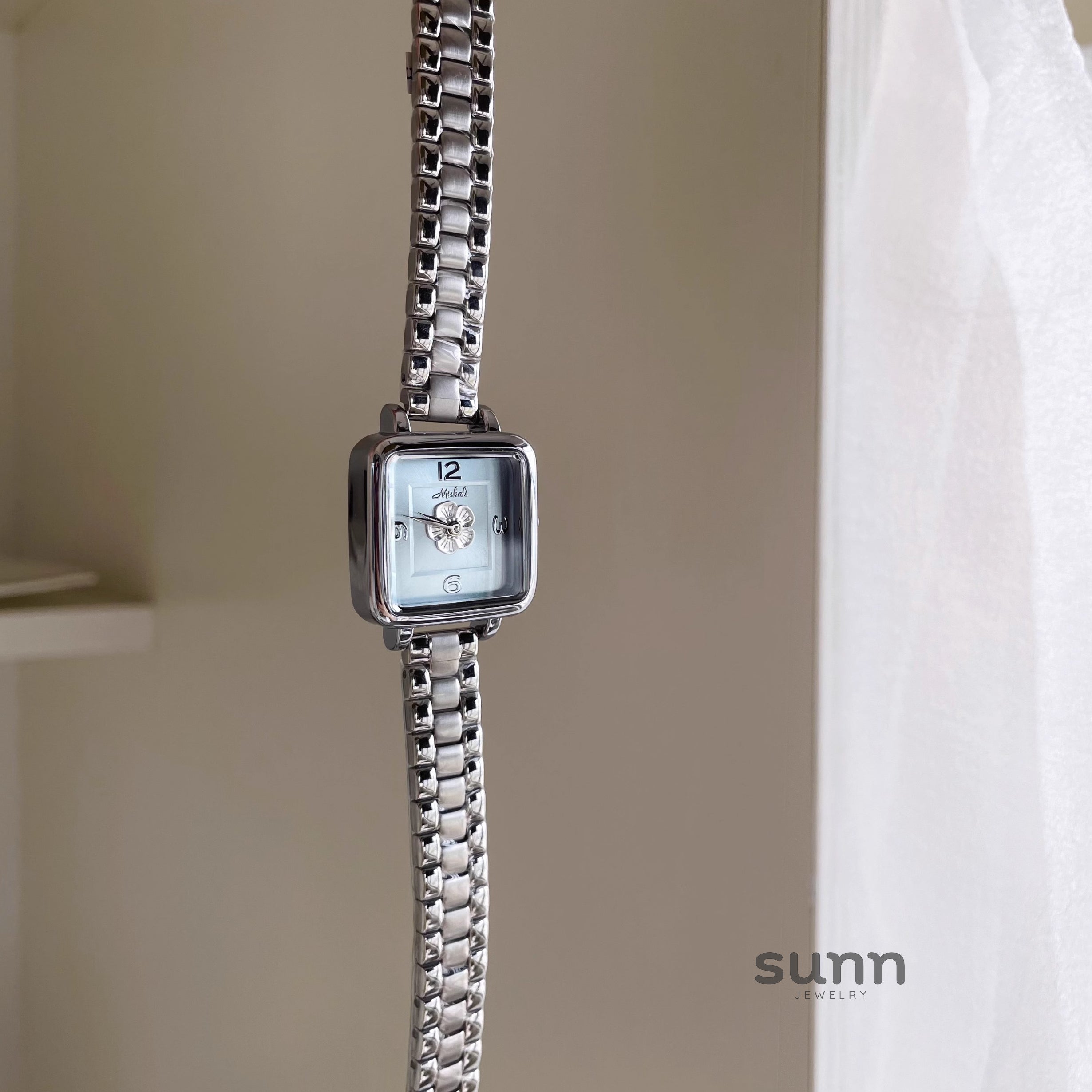 Leighla Ice Blue Camellia Watch [6BUCIPS9]