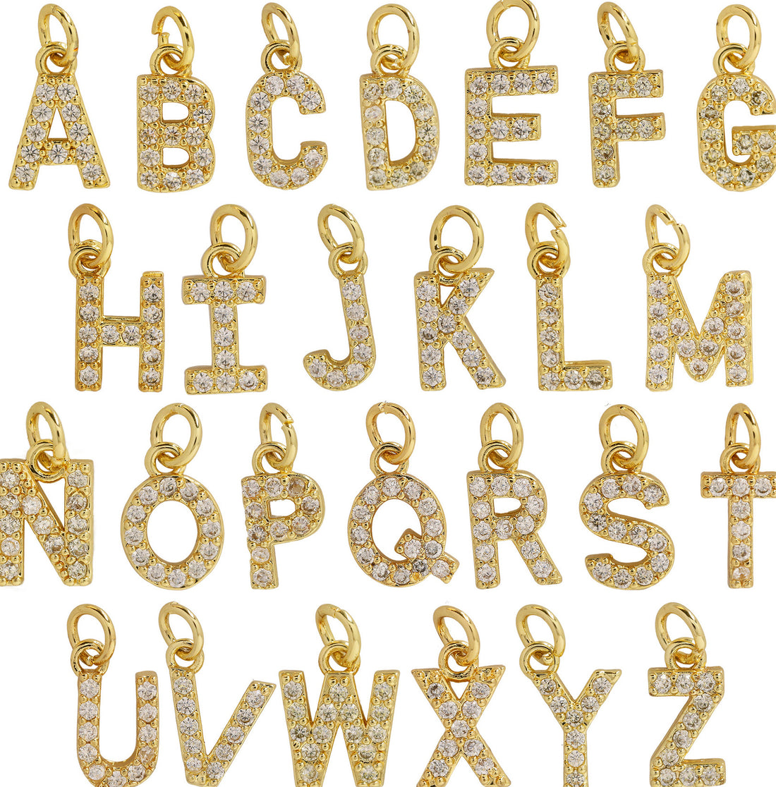 Leilah Zircon Initial Necklace [1MRZAWMV]