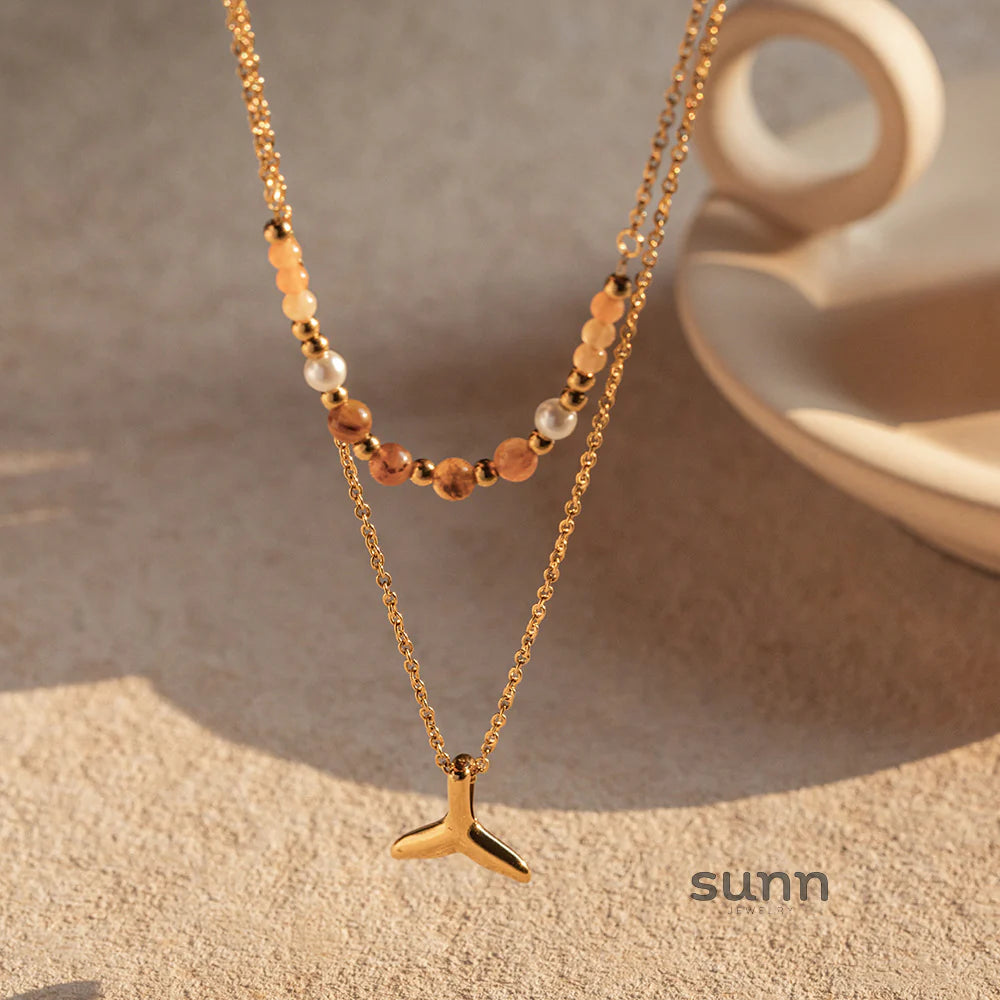 Leilani Double Fishtail Necklace