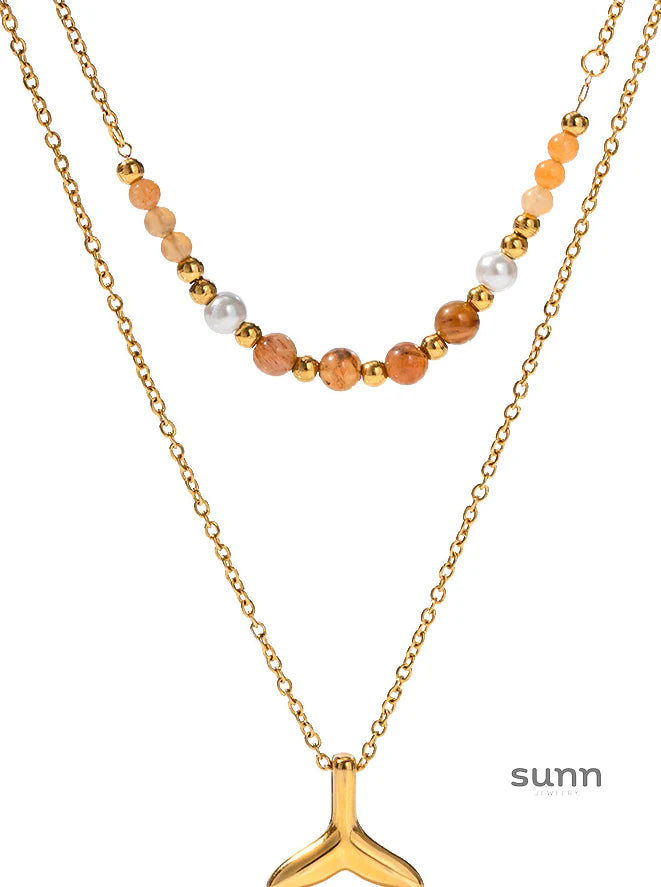 Leilani Double Fishtail Necklace