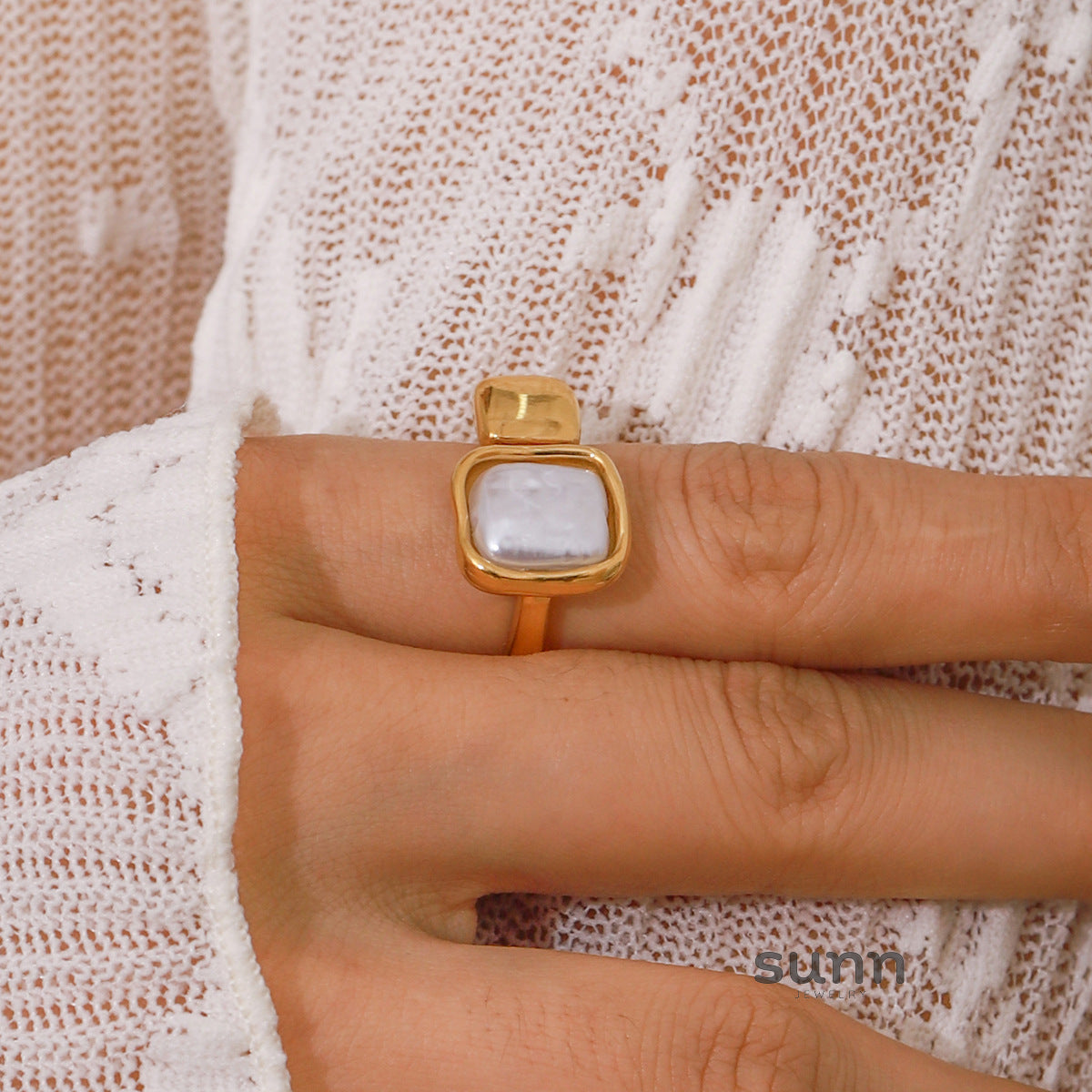 Lelani Pearl Hoops & Rings [NEACL1AC]