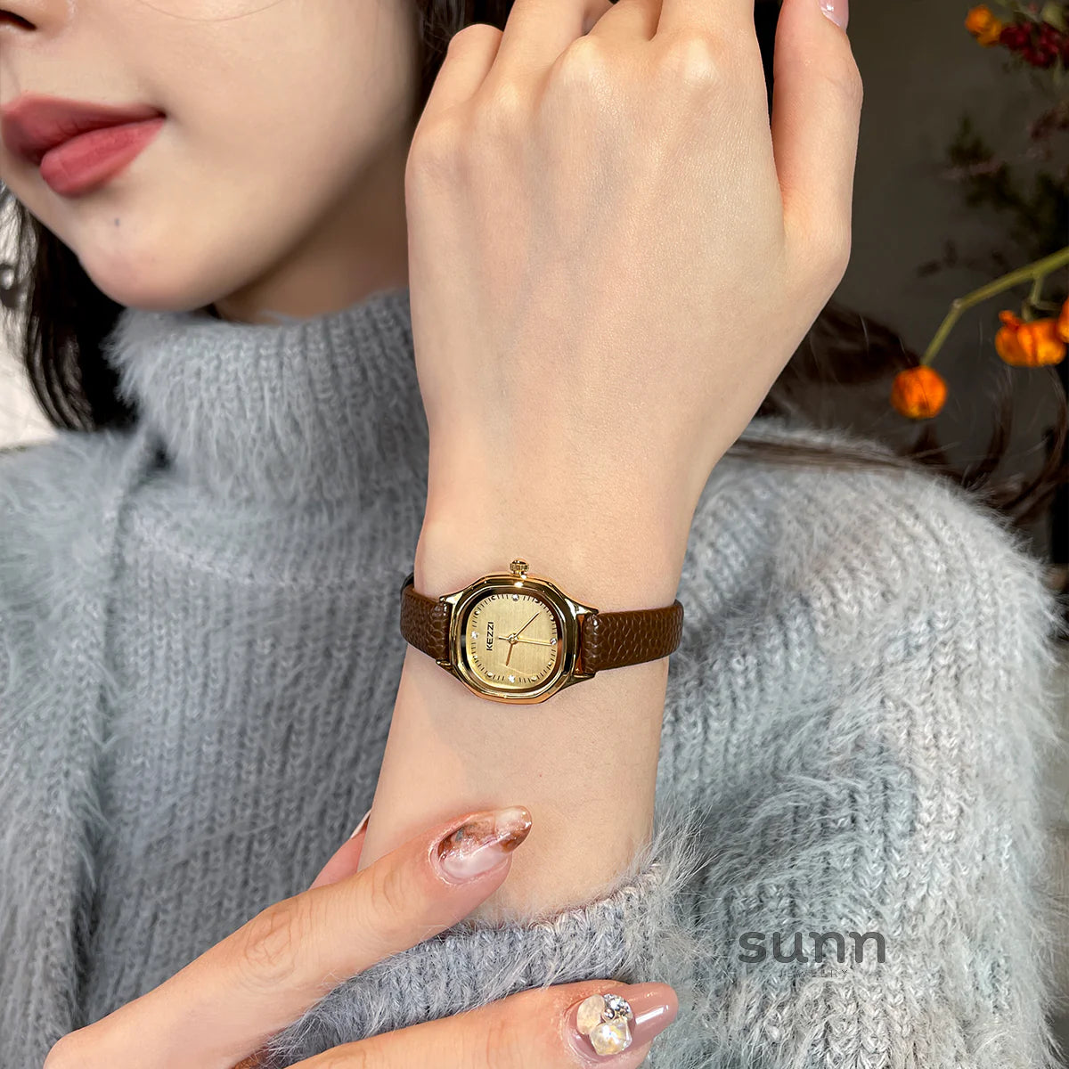 Lelia Elegant Square Watch