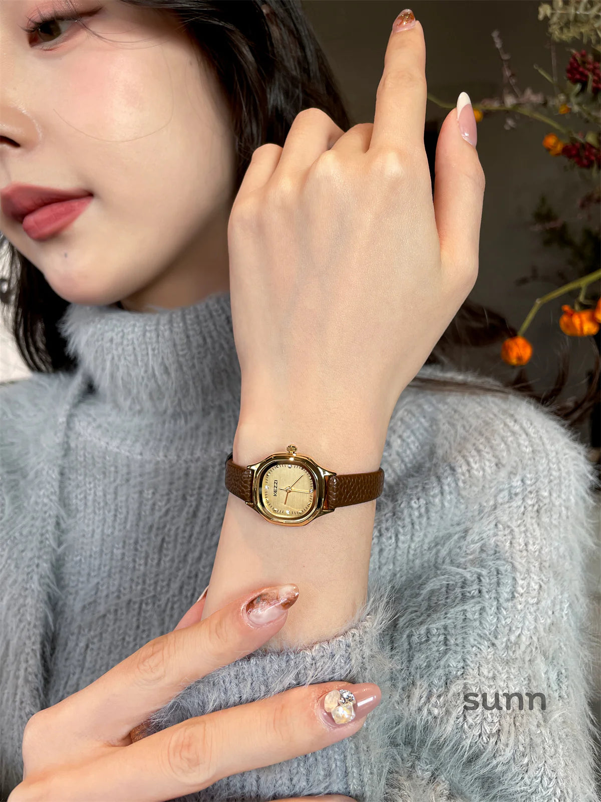 Lelia Elegant Square Watch