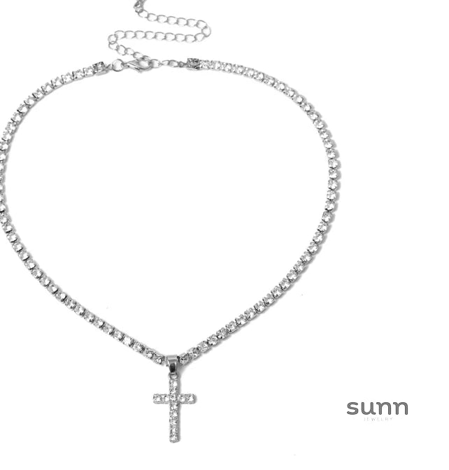 Lennon Crystal Choker Necklace