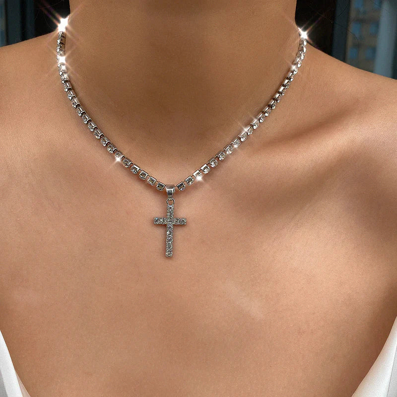 Lennon Crystal Choker Necklace