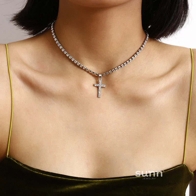 Lennon Crystal Choker Necklace