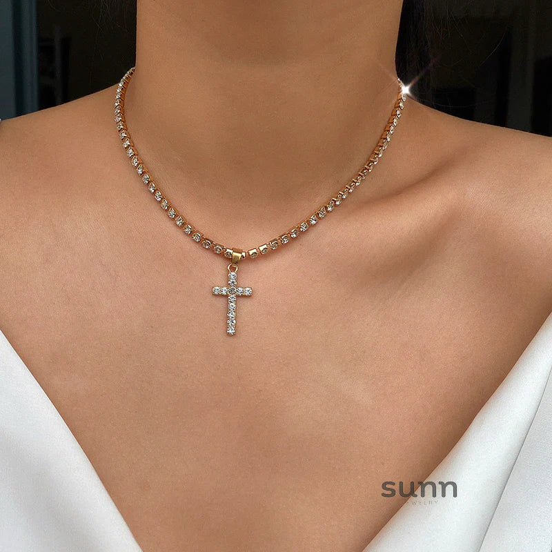 Lennon Crystal Choker Necklace
