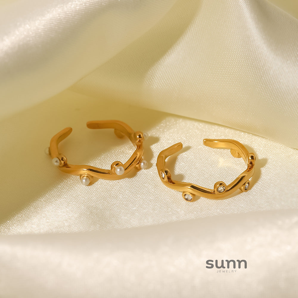 Lennon Irregular Pearl Ring [AVE01TO0]