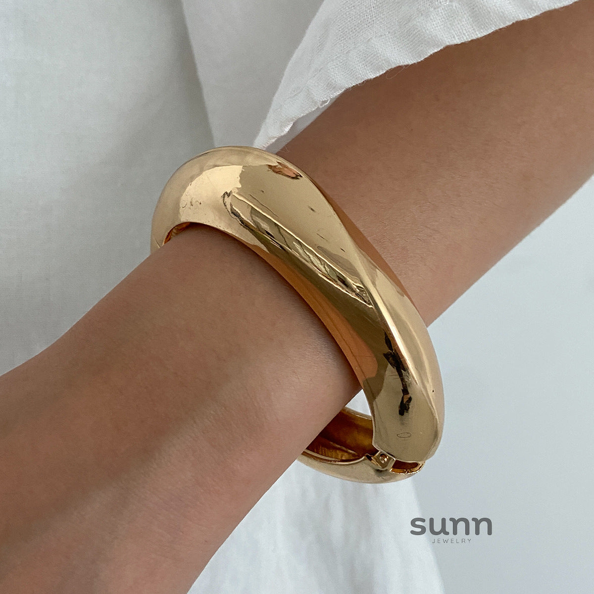 Lenny Marbled Resin Bangle [6PBBKNNA]