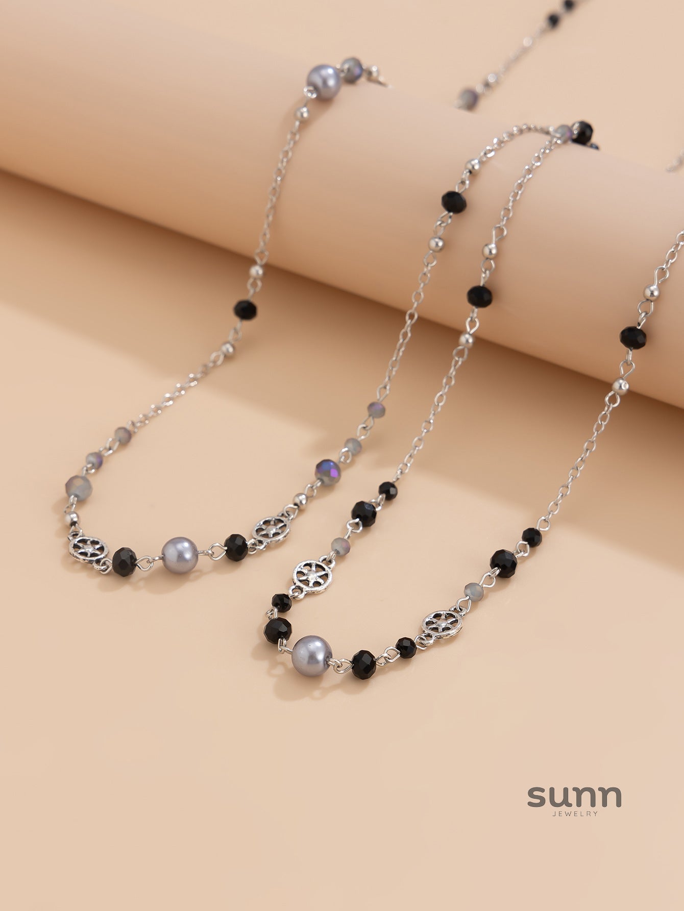 Lenore Layered Pearl Tassel Necklace [58FJRB9U]