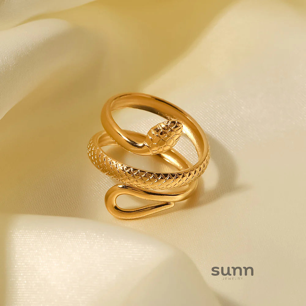 Leonie Adjustable Serpent Ring