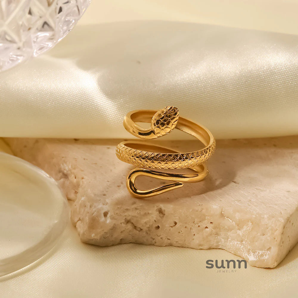 Leonie Adjustable Serpent Ring