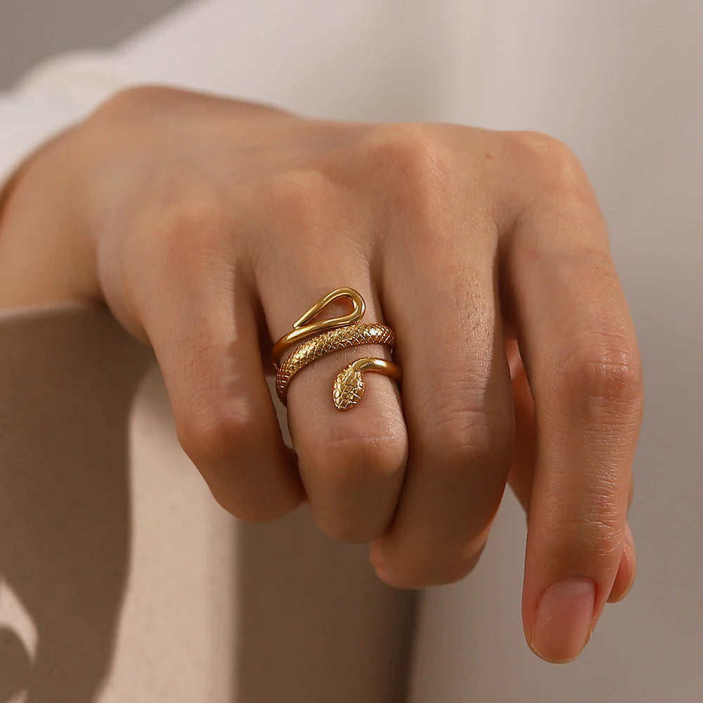 Leonie Adjustable Serpent Ring