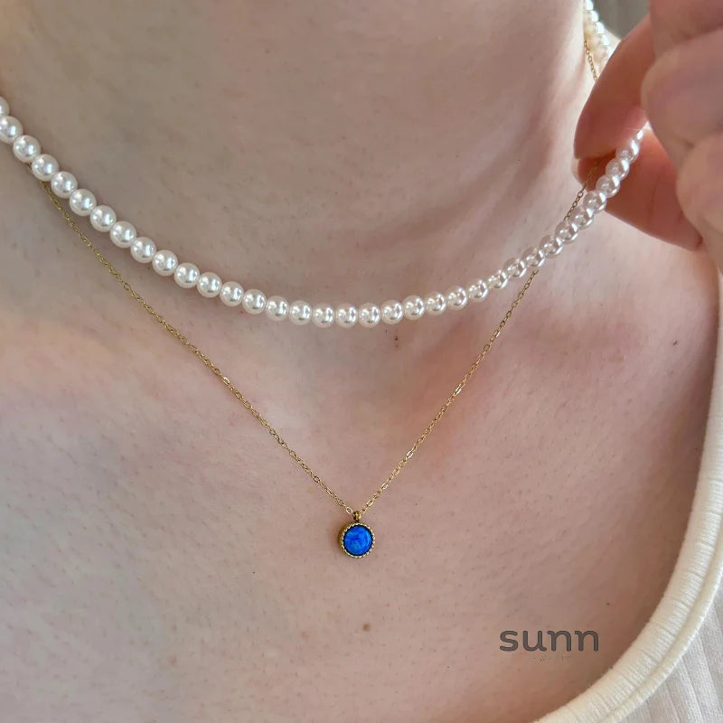 Leonie Opal Star Necklace