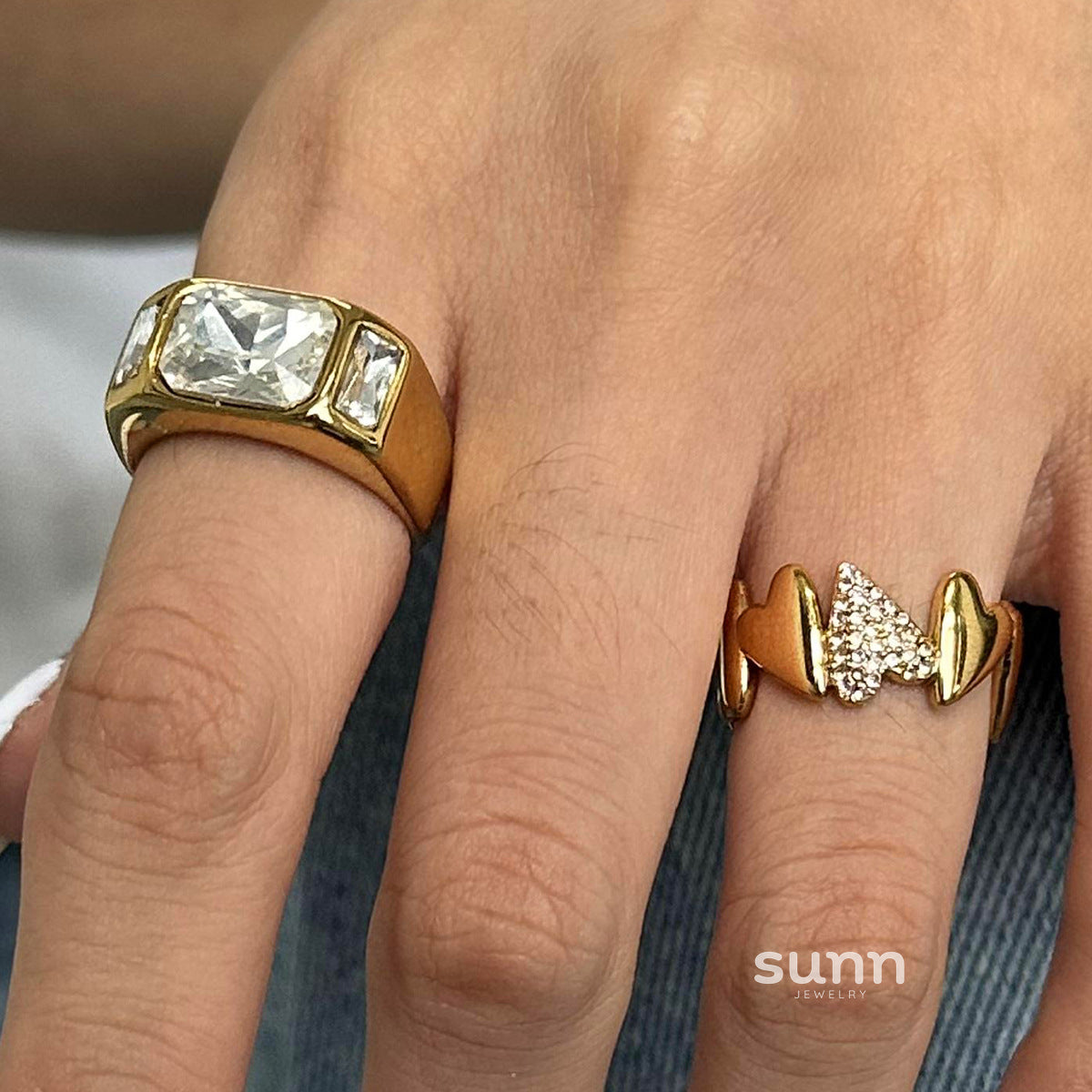 Lesly Love Zircon Ring [6UOKR00K]