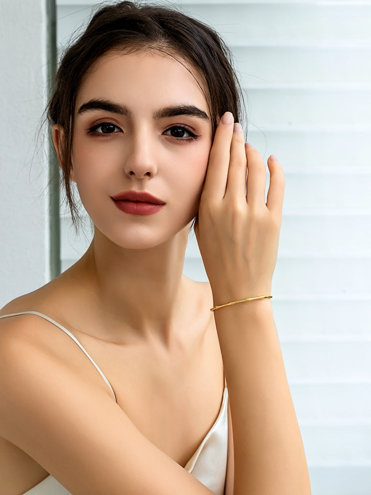 Letti Bamboo Bangle Bracelet [SSQUW3J5]