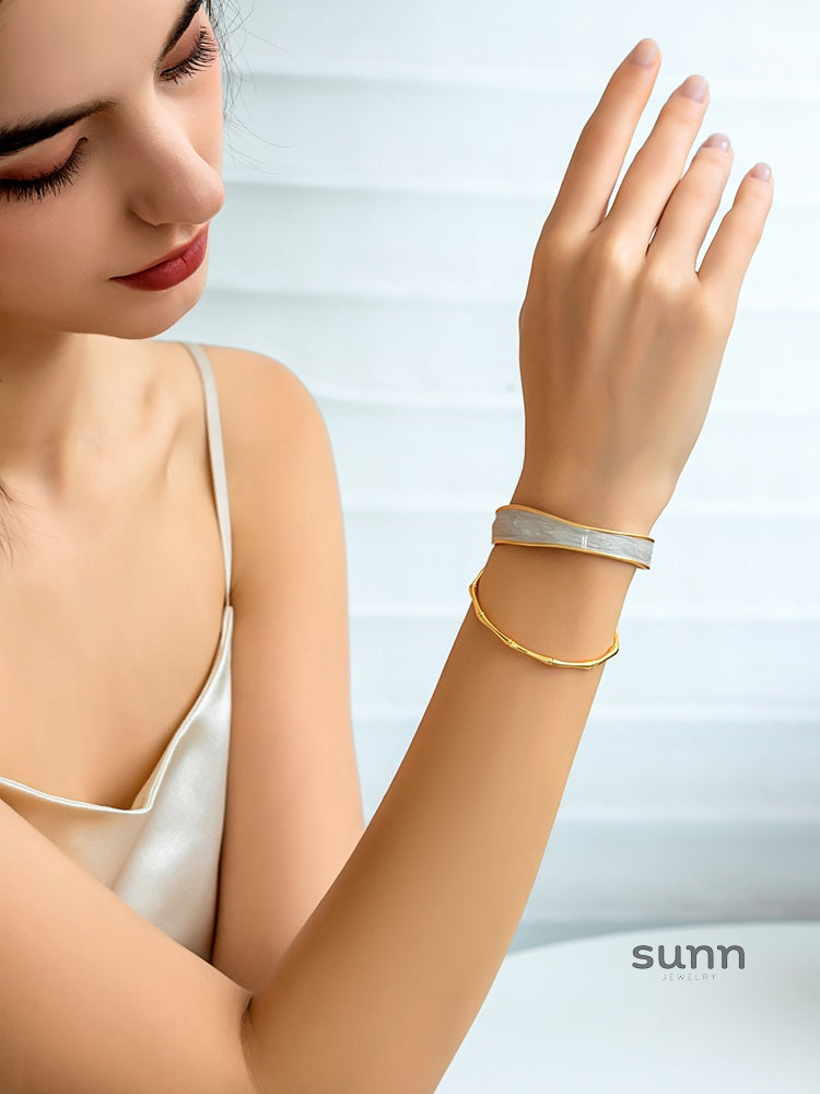 Letti Bamboo Bangle Bracelet [ZIL6N5TC]