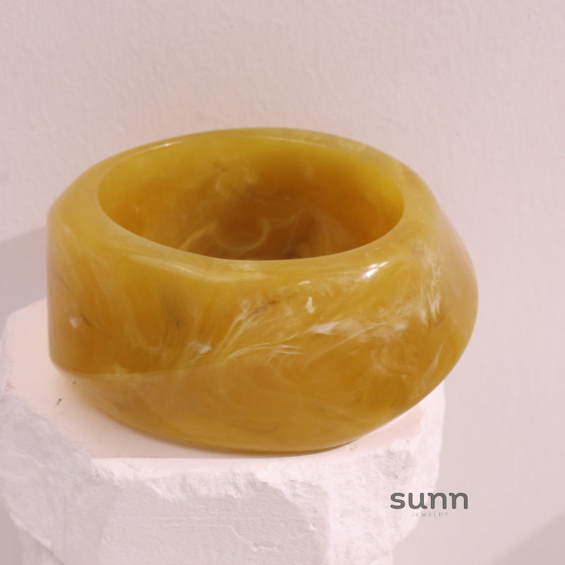 Letti Irregular Resin Bangle [REGD461B]