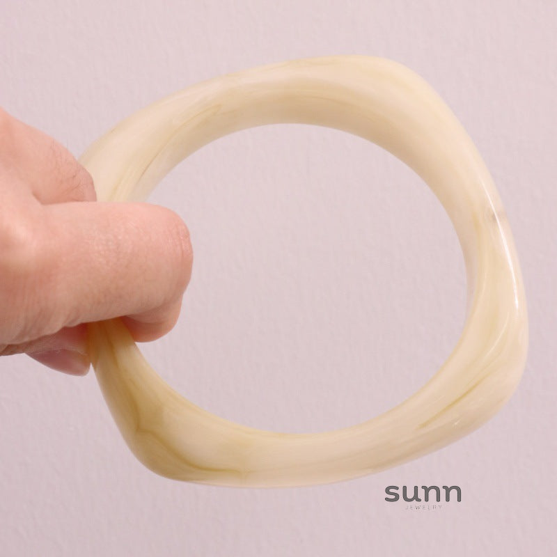 Letti Irregular Resin Bangle [S493PUB0]