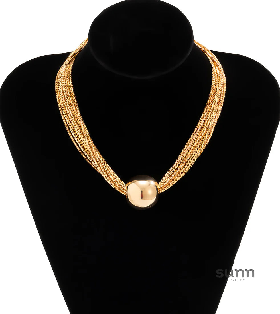 Leylani Layered Orb Chain