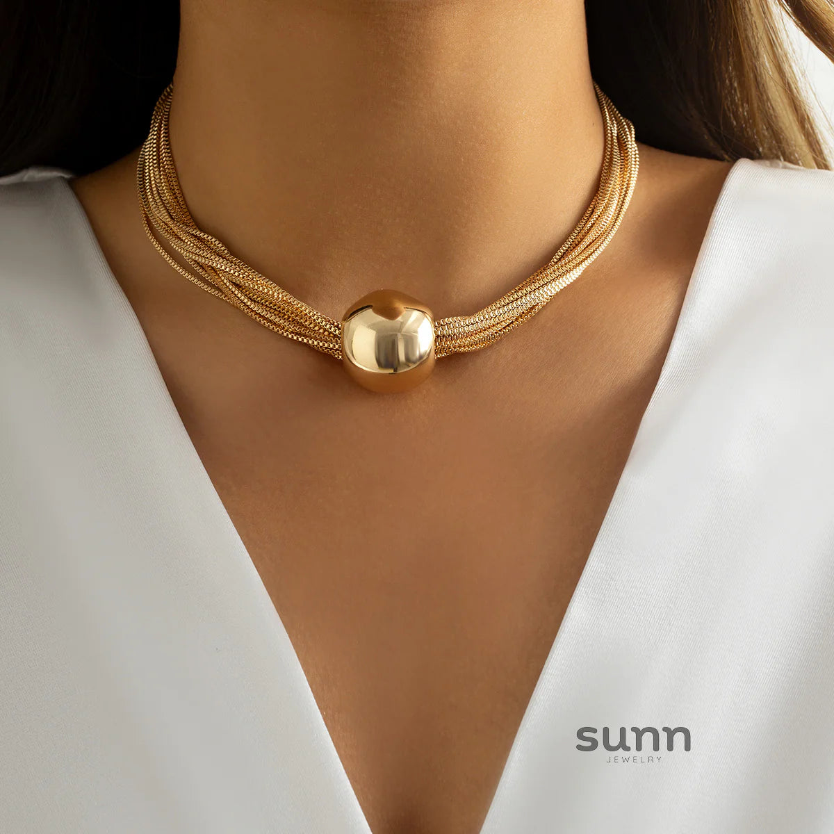 Leylani Layered Orb Chain