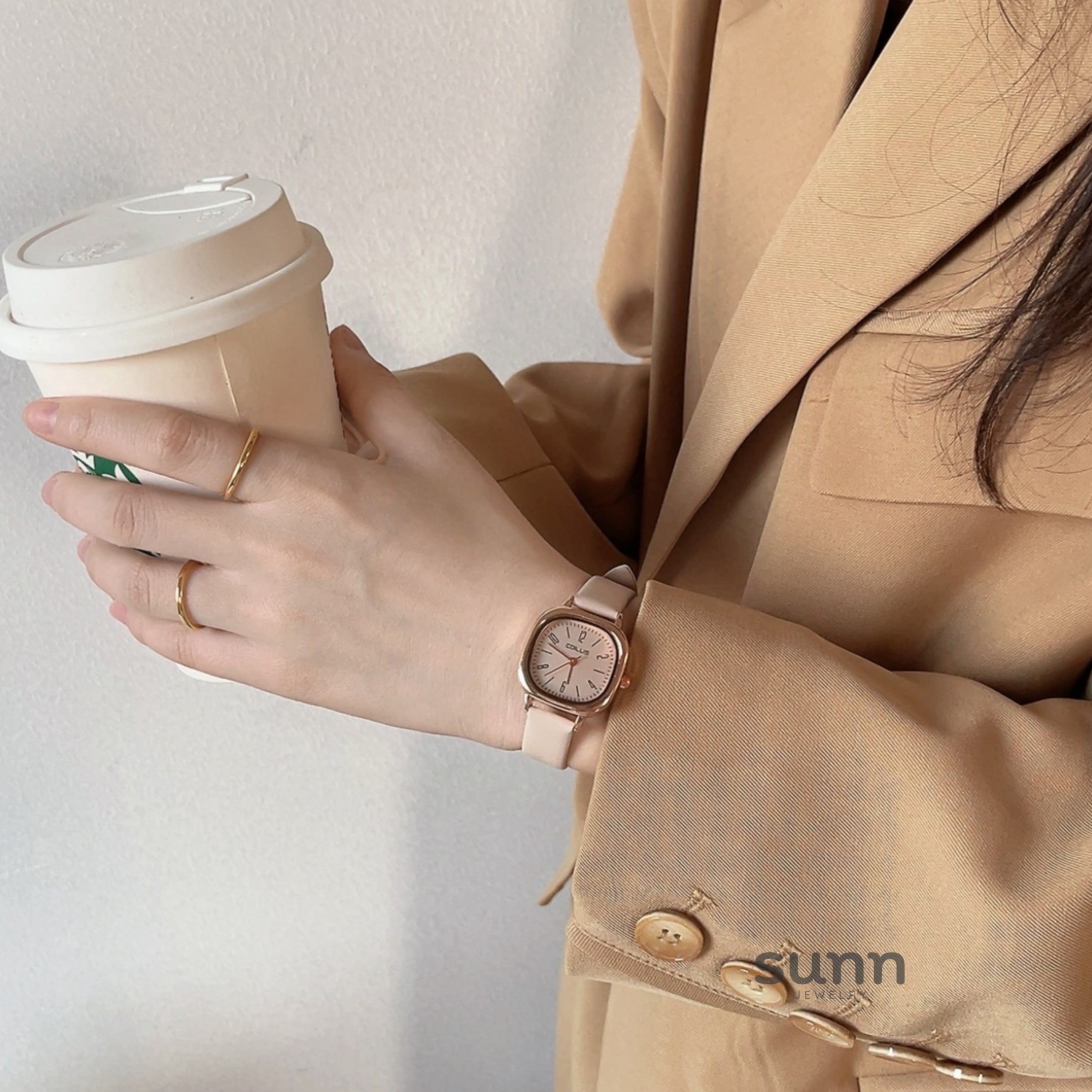 Leylani Preppy Square Watch [34QG4S36]