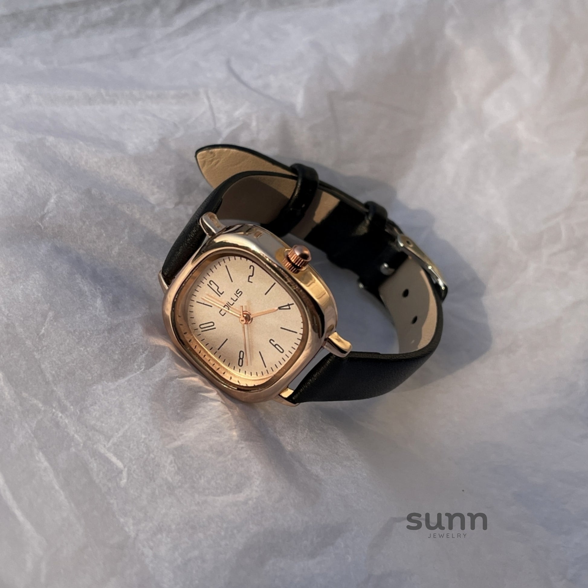Leylani Preppy Square Watch [9G0FT5S3]
