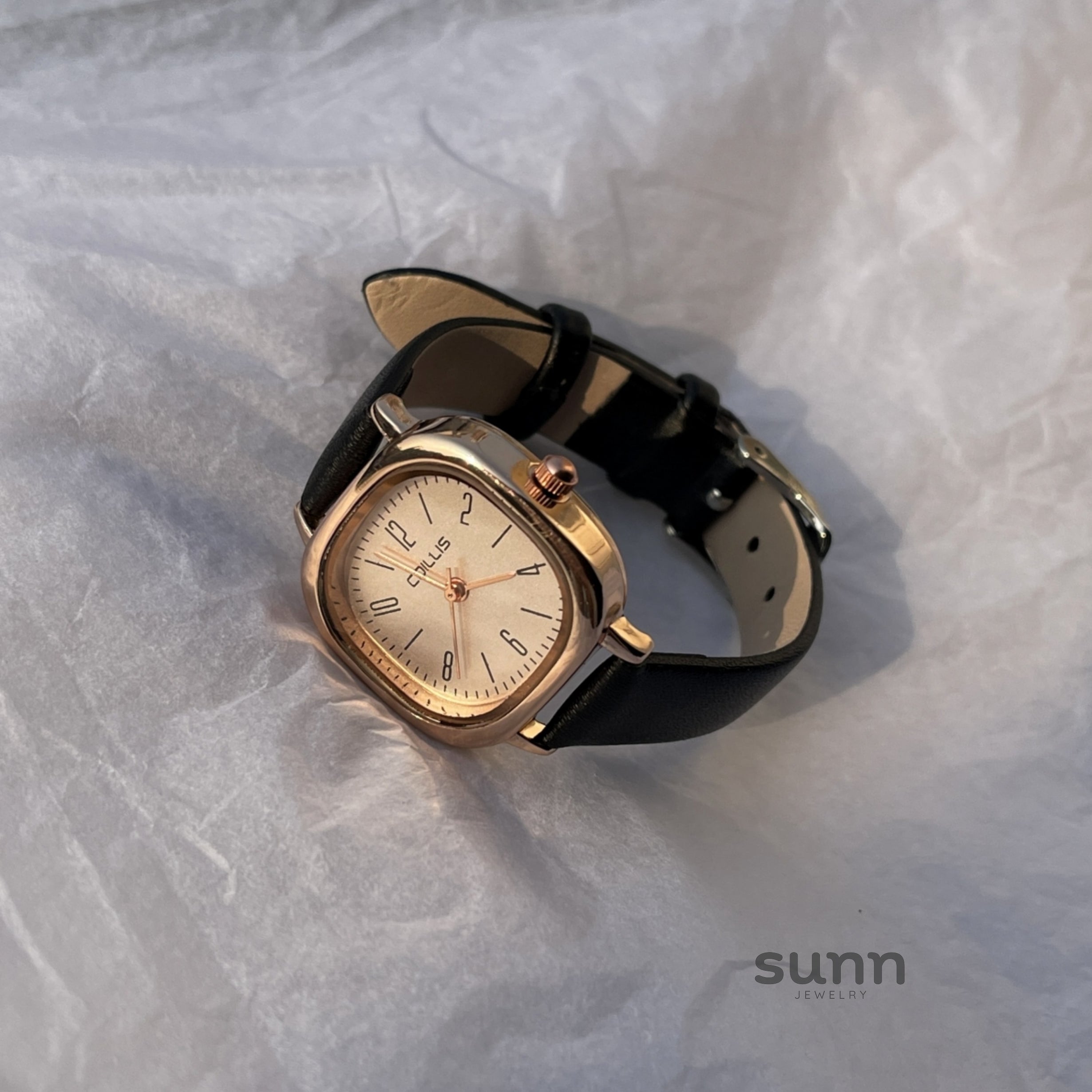 Leylani Preppy Square Watch [9G0FT5S3]
