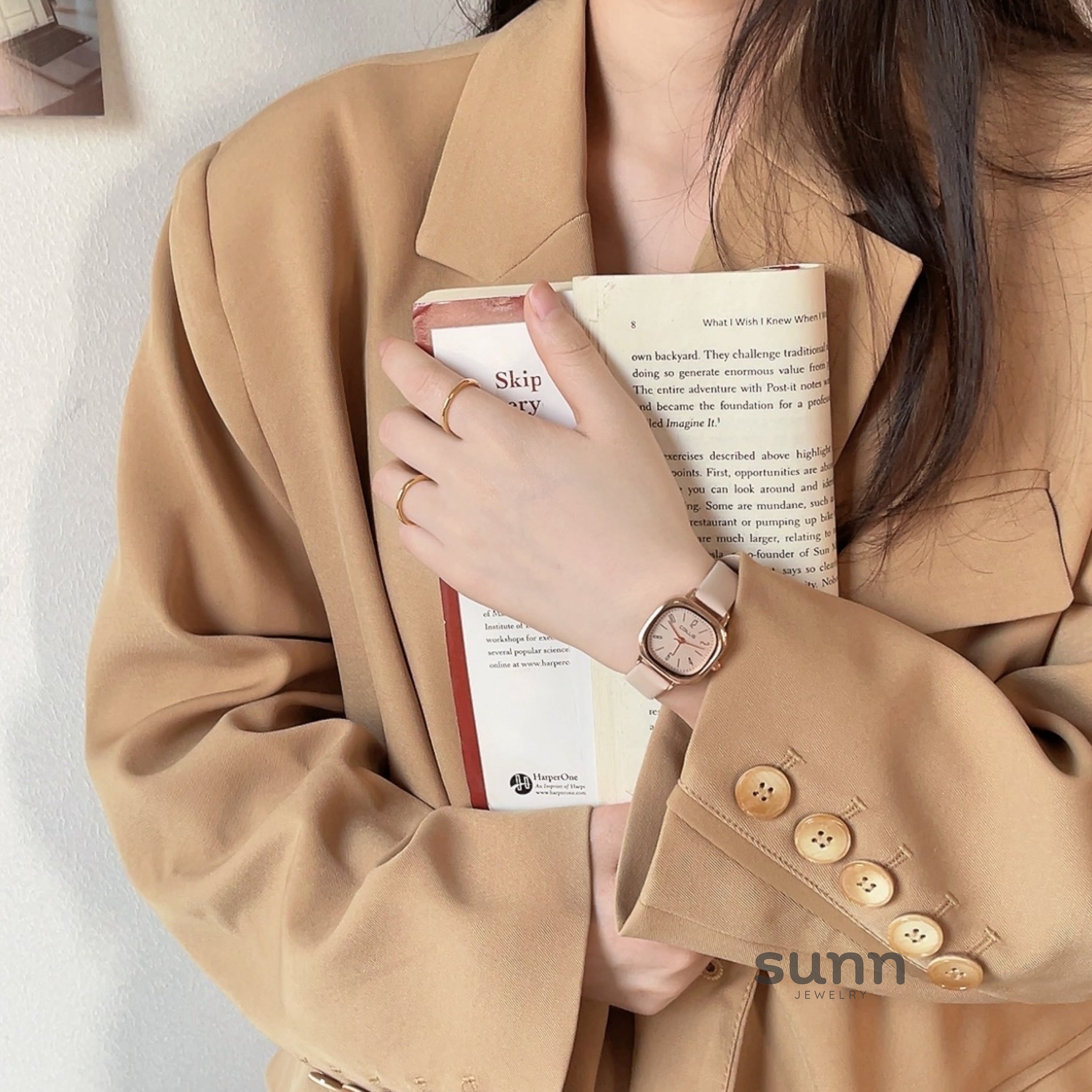 Leylani Preppy Square Watch [3S289VUG]