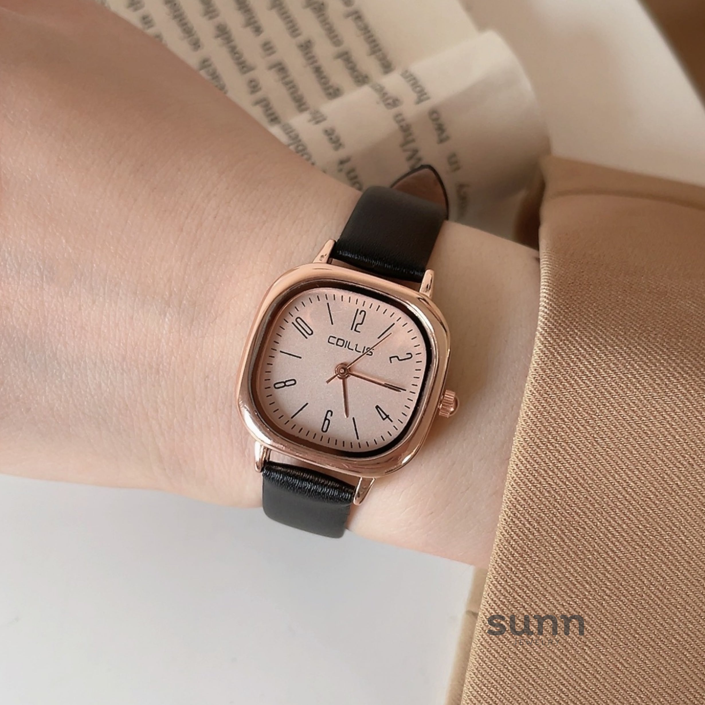 Leylani Preppy Square Watch [CXEYXM5Z]