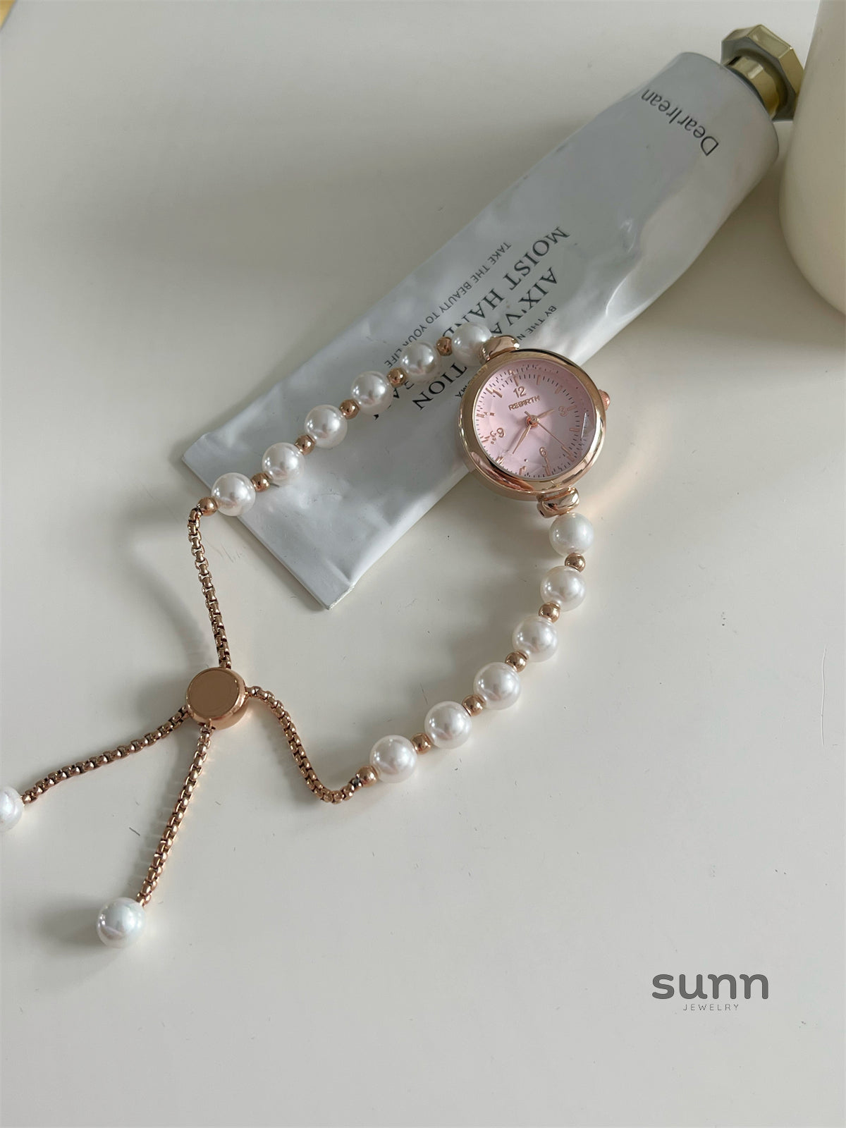 Leylanie Pearl Bracelet Watch [EIOAJJLH]