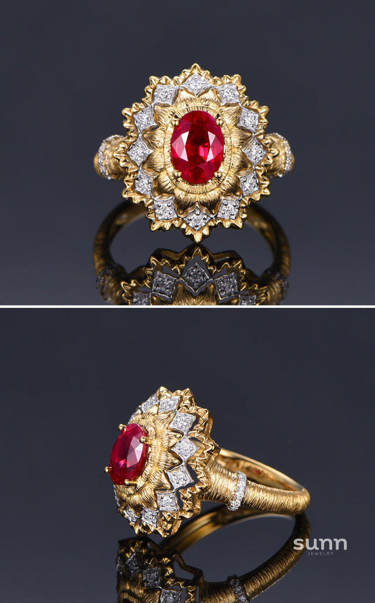 Leyna Regal Red Ring [Q2WHHF8H]