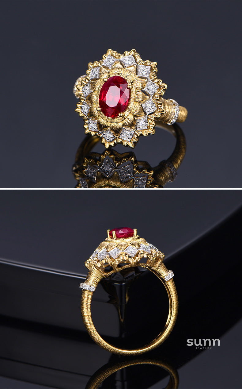 Leyna Regal Red Ring [P68MM2YG]