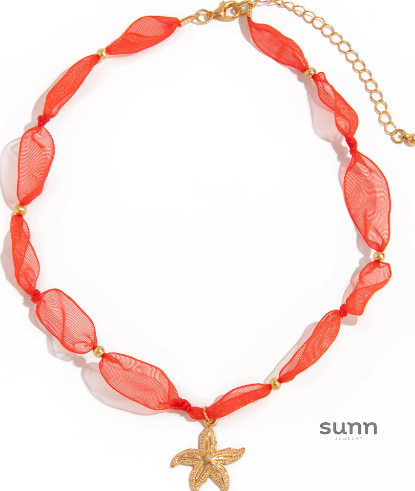 Leyna Starfish Shell Necklace