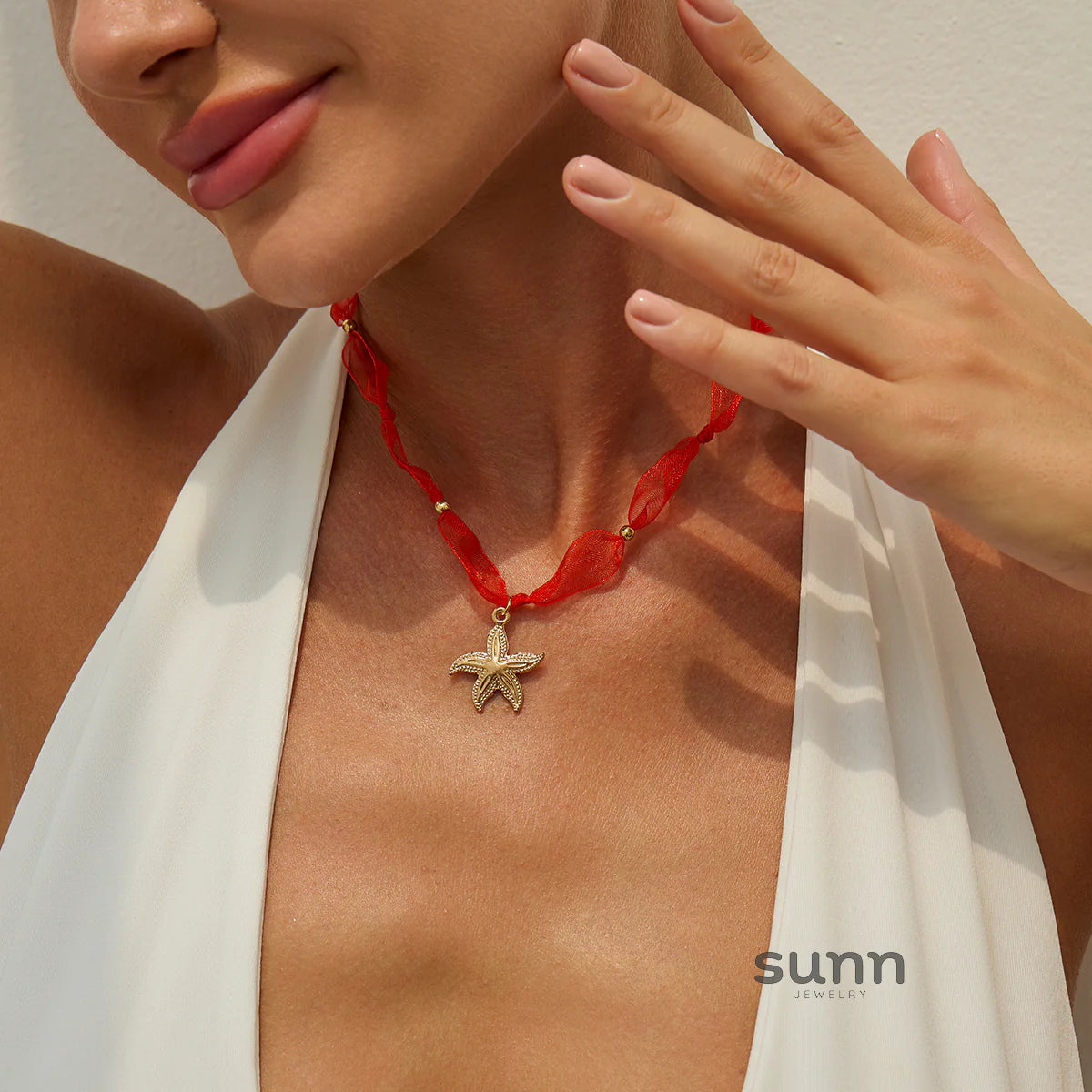 Leyna Starfish Shell Necklace