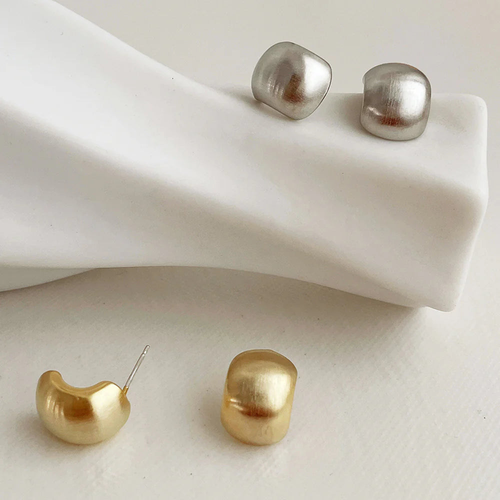 Liani Matte Bean Studs