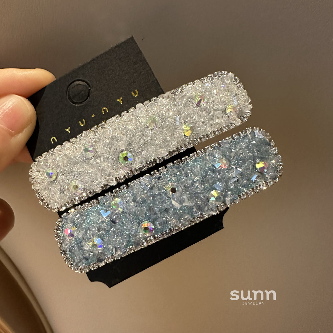Lianne Crystal Square Hair Clip [907LFTFI]