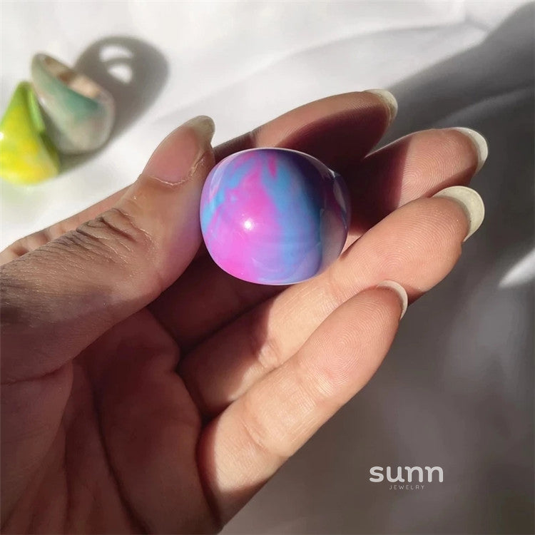 Liba Chunky Swirl Ring [9GYDRIAR]