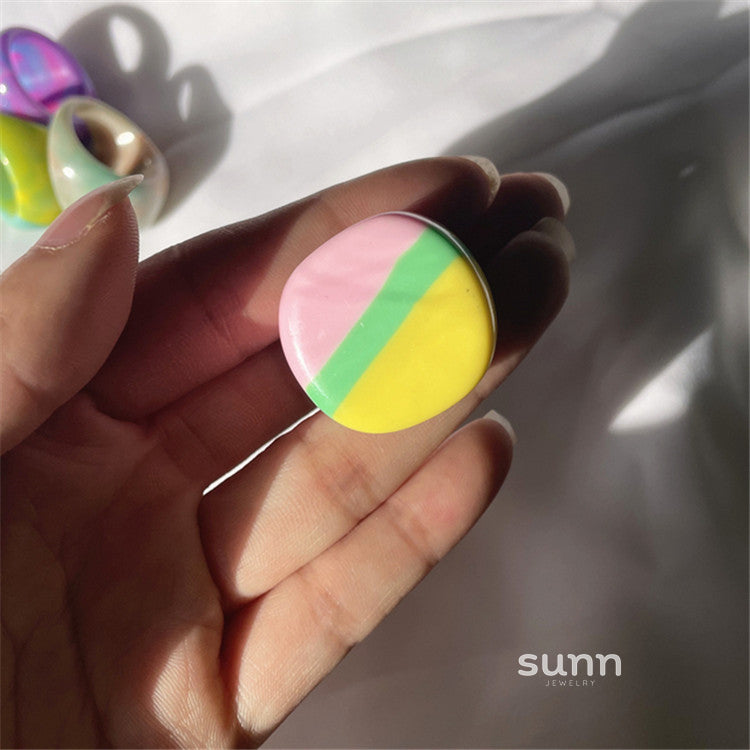 Liba Chunky Swirl Ring [SB67H6BP]