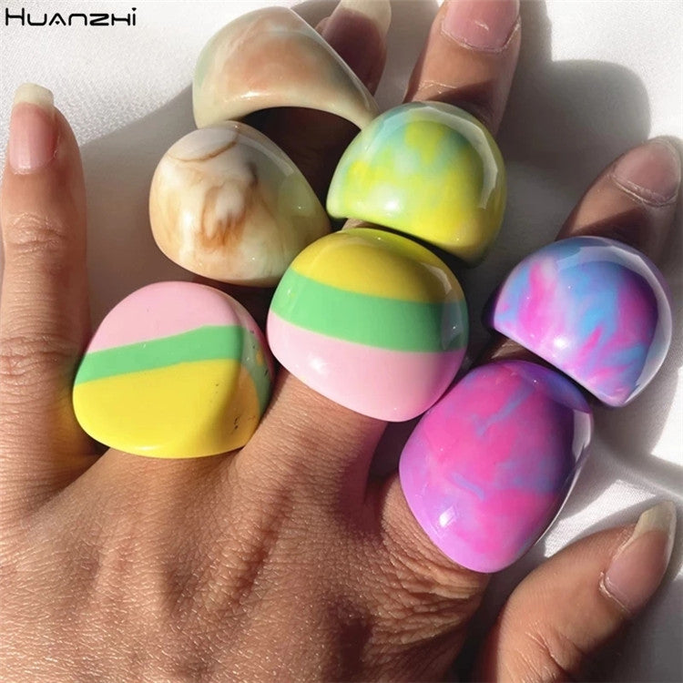 Liba Chunky Swirl Ring [I7SE7MVT]