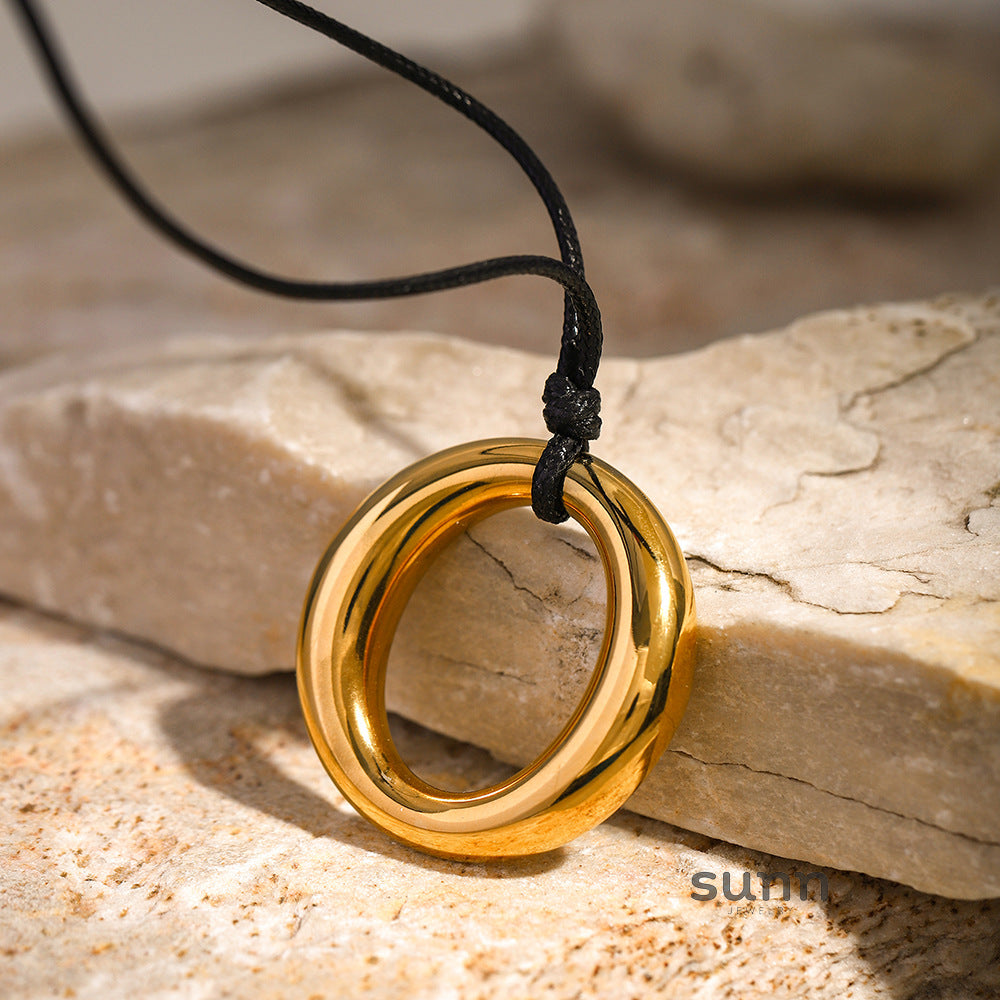 Libby Curved Tube Necklace [GVHHE0NM]